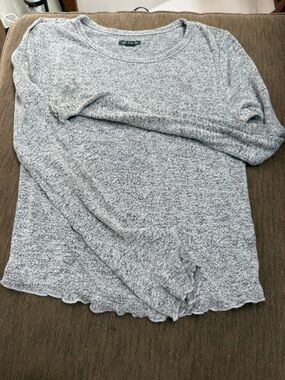 wild fable Gray Marled Knit Top
